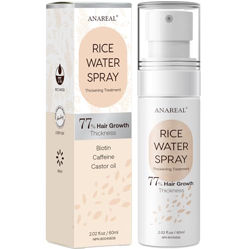 Rice Water for Hair Growth, Hair Growth Serum Women, Rice Water, Rice Water Spray, Rice Water for Hair, Rice Water Spray that can be used with Rice Water Shampoo and Conditioner, 60ml