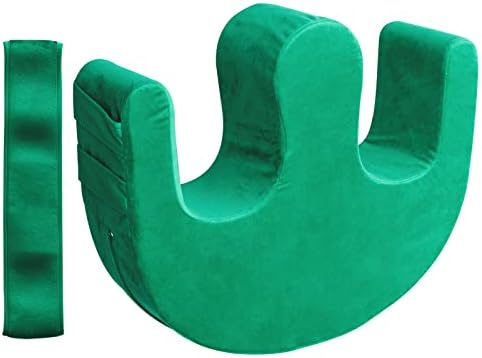 Sexysamba Bedridden Patient Turning Device with Fixing Strap Elderly Assistance Products Bed Rest Leg Pillow Patient Lift Aid Flannel Multifunctional Anti-Decubitus Nursing Products, Green