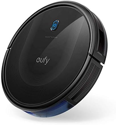 eufy BoostIQ RoboVac 11S MAX, Robot Vacuum Cleaner, Super Thin, Powerful Suction, Quiet, Self-Charging Robotic Vacuum Cleaner, Cleans Hard Floors to Medium-Pile Carpets, Black(Renewed)