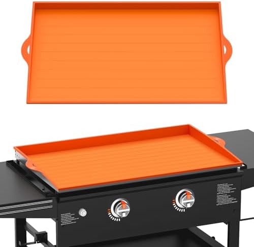 Silicone Griddle Cover for Blackstone - 28 Inch Full-Edge Covered Heavy Duty Food-Grade Silicone Griddle Mat for Blackstone Accessories, Protects Grill from Dirt and Rust