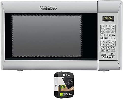 Cuisinart CMW-200 Convection Microwave Oven with Grill 1.2 Cu Ft Brushed Stainless Bundle with 1 YR CPS Enhanced Protection Pack