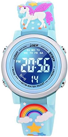 3D Cartoon Waterproof Watches for Girls with Alarm - Best Toys Gifts for Girls Age 3-12