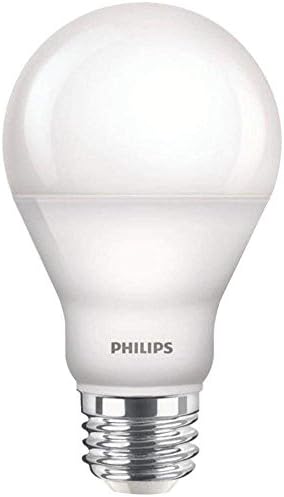 Philips 455824 60W Equivalent A19 LED with Warm Glow, Dimmable LED 4-PACK