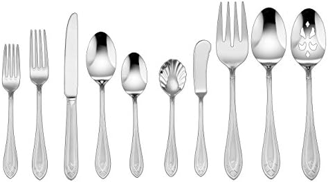 Cuisinart CF-01-AE45 Aeris Collection 45 Piece Flatware Set, Stainless Steel