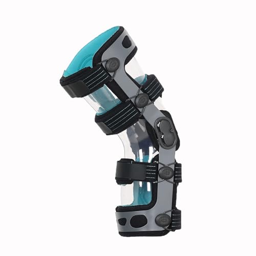 ACL Knee Brace for MCL PCL Meniscus Ligament Sports Injuries, Adjustable Hinged ROM Orthopedic Knee Orthosis for Men & Women (XXL/Right)