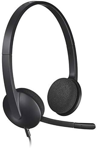 Logitech USB Headset H340, Stereo, USB Headset for Windows and Mac (Renewed)