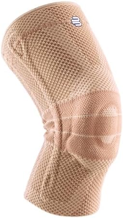 Bauerfeind - GenuTrain - Knee Brace - Targeted Support for Pain Relief and Stabilization of The Knee, Provides Relief of Weak, Swollen, and Injured Knees- Size 3 - Color Nature