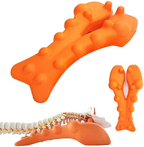 Cervical Traction Device Pillow Neck Stretcher Equipment for TMJ Neck Pain Relief Neck and Shoulder Relaxer with Upper Back Massage Cervical Spine Alignment Chiropractic Pillow