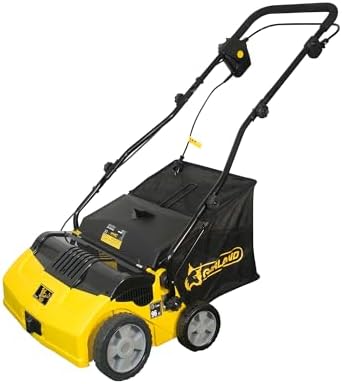 Artificial Turf Sweeper by Roll & Comb, Corded Electric Turf Comb for Synthetic Grass, 16" Working Width, 40L Leaf Collector, 1,600W Motor, Model 502e, 39.5lb