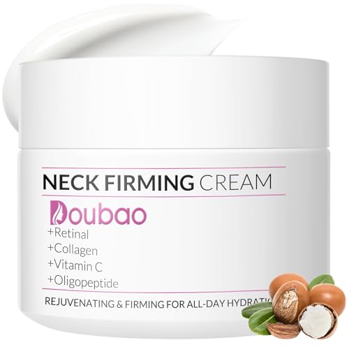 Neck Firming Creams for Tightening and Firming, Moisturizer Face Cream with Collagen, Hyaluronic Acid, Day & Night Anti-Aging Skin Tightening Cream Neck, Décolleté & Face – 1.7Fl Oz