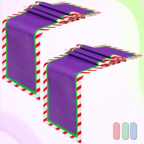 2 Pcs Cartoon Story Table Runner Cartoon Story Birthday Party Supplies 1.08 x 6 ft Linen Table Cover Table Supplies for Birthday Party Decorations