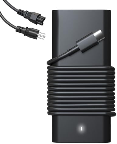 65W Watt USB Type C Laptop Charger for Dell XPS 13, Chromebook 3100 2in1, Latitude 5440 5540 7440 5520 5320 E5440 5450 5420 7420 5430 5530 7430 3450 5550 7450 Power Cord, 60W Dell Computer AC Adapter