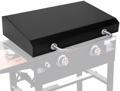 2025 Upgraded hinged Lid for Blackstone Griddle 28 inch 1517 1853 1605 1803 1839 1856 1924 1983 2094 2145 2137 5003, Griddle Hard Cover Flat Top Lid for Blackstone Griddle Cover