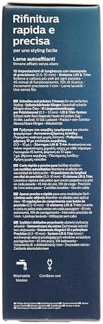 "Philips Beardtrimmer 3000 Series, Beard Trimmer with Lift & Trim Technology (Model BT3206/14)"