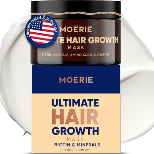 Moerie Hair Growth & Repair Mask - Restorative, Vegan-Friendly Treatment for Longer, Thicker, Fuller Hair - 100ml