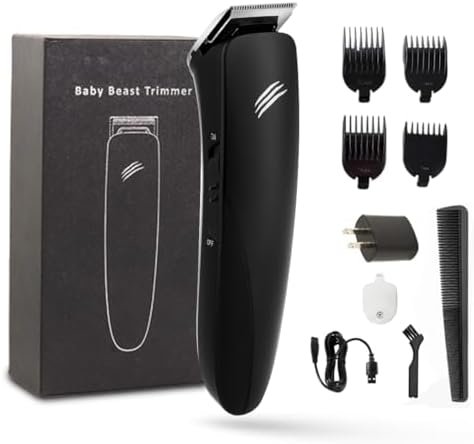 Skull Shaver Pitbull Gold PRO Electric Razor & Baby Beast Trimmer for Men - Best Bald Head Shaver and Beard Trimmer, Gift for Men
