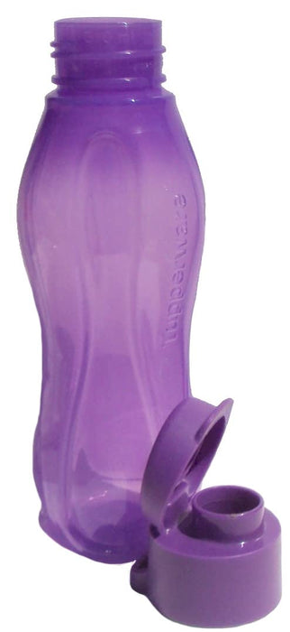 Tupperware Sports Water Bottle Slim 10.5oz Purple Flip Top Cap