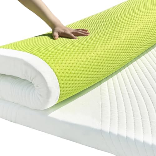 4 Inch Queen Firm Mattress Topper, Extra Firm Memory Foam Bed Topper for Pain Relief, Cooling Gel-Infused & Removable Cover, CertiPUR-US & Oeko-Tex Certified