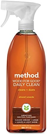 Method 01182CT Wood for Good Daily Clean, 28 oz Spray Bottle, 8/Carton