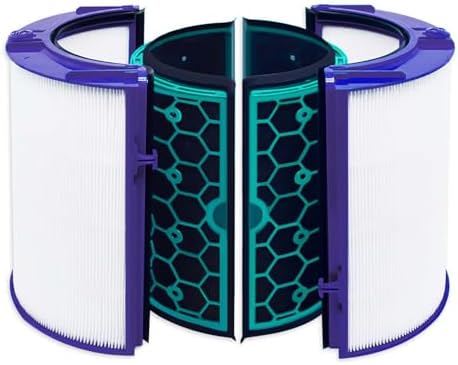 HEPA Filter & Activated Carbon Filter Compatible with Dyson Air Purifier TP04 HP04 DP04 Sealed Two Stage 360° Filter System Pure Cool Purifying Fan