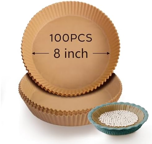 100pcs Parchment Paper for Pie Weights and Pans, Pie Crust Weights for Blind Baking blind Protector Pie Making Accessories