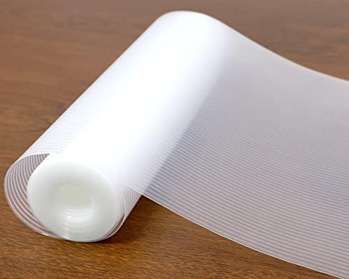 Cabinet Shelf Liner Non Adhesive Drawer Liner Non Slip Clear Pantry Shelf Liner Waterproof Kitchen Bathroom Cabinet Drawer Mat Closet Shelf Liner Cupboard Fridge Drawer Liners 12 Inch Wide X 20 Ft
