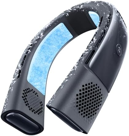 TORRAS COOLiFY 2S Neck Fan [2025 Upgraded], 28H Extended Battery Life, Neck Fans that Blow Cold Air, Neck Air Conditioner, Cooling Neck Fan for Work, Hiking, Travel. Gifts for Men, Women, Black