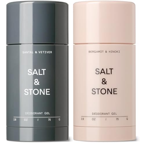 SALT & STONE Sensitive Skin Deodorant Gel for Women & Men | Aluminum Free & Baking Soda Free For Sensitive Skin | Free From Parabens, Sulfates & Phthalates (2.6 oz)