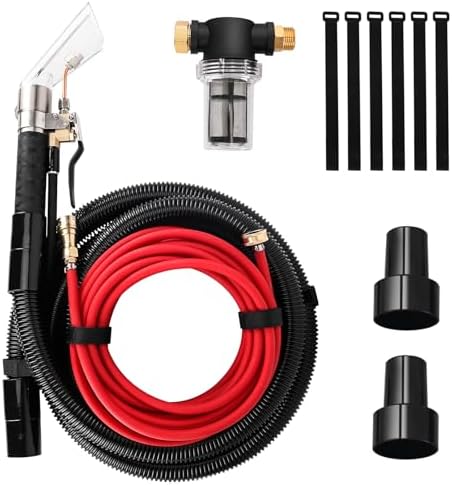 Shop Vac Extractor Kit, Better Extractor Hose Kit for Carpet & Upholstery Cleaning in Home and Auto, with Wand, Hose & Adapter