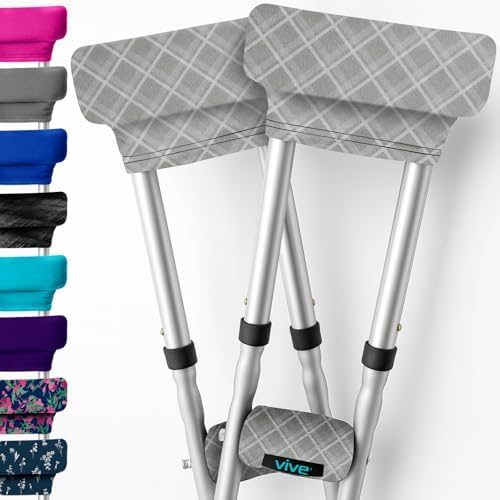 Crutch Pads Plaid