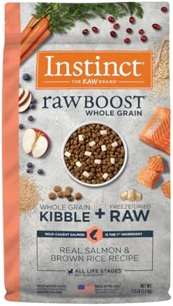 Instinct Raw Boost Whole Grain Salmon & Brown Rice Dry Dog Food, 3.5 lb. Bag