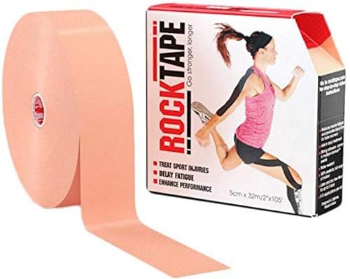 RockTape 85516 Athletic Tapes & Wraps, Beige, 2" x 105' (5cm x 32m)