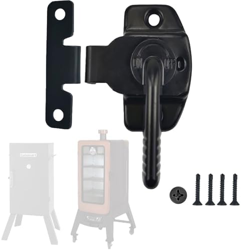 Smoker Door Latch for Pit Boss 1077, Replacement Parts Latch Kits for Pit Boss Pro Series II 4 / Pitboss PBV4PS2/10739 /Cuisinart/Masterbuilt Electric Smoker,pit boss pro series parts
