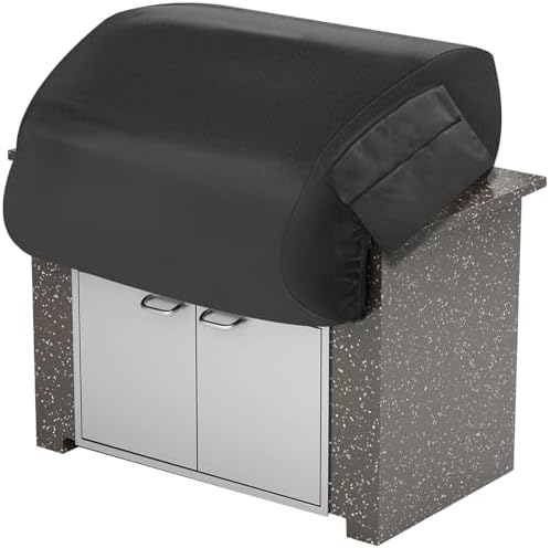 Built-in Grill Cover for Blaze 32 Inch 4-Burner Gas Grill, Cover for Bull Outdoor Built-in Gas Grills 32 Inch, Wateproof Island BBQ Grill Top Cover, Outdoor Kitchen Grill Head Cover