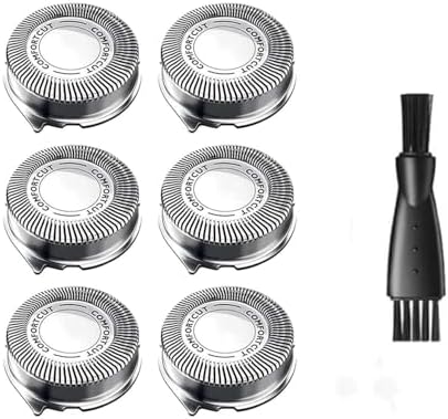 SH30 Replacement Heads Compatible with Philips Norelco Shaver 3800, 3600, 2400, Compatible with Philips Norelco Series 3000, 2000, 1000 and S738,6-pc Pack