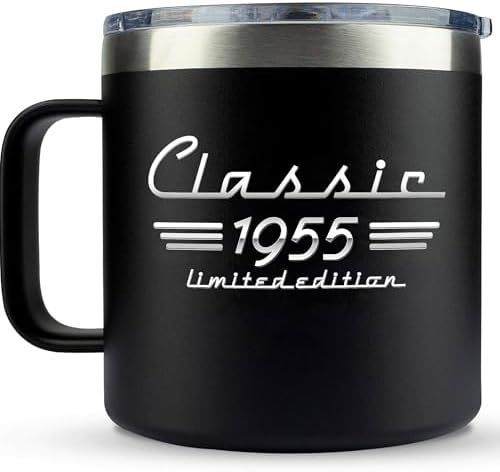 70th Birthday Gift Ideas - Funny & Gag Gifts for Dad, 14Oz Men's Mug