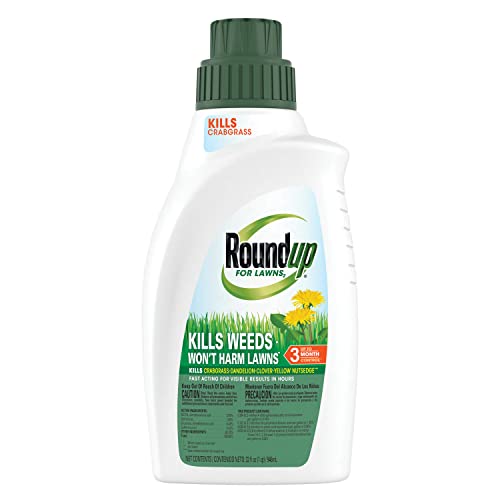 Roundup For Lawns₂ Concentrate, Weed Killer for Northern Grasses, Kills Crabgrass, 32 fl. oz.