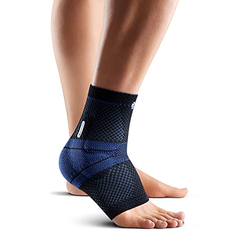 Bauerfeind - MalleoTrain - Ankle Support Brace - Helps Stabilize the Ankle Muscles and Joints For Injury Healing and Pain Relief - Right Foot - Size 3 - Color Black