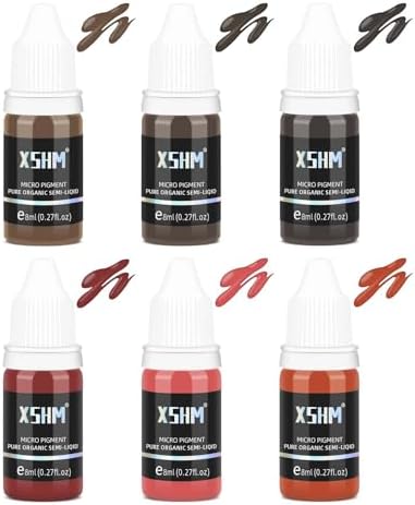 ATOMUS Micro-Blading Pigment 8ml 0.27fl.oz Eyebrow Lip Eyeliner Tattoo Natural Plant Ink