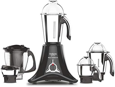 Vidiem Vstar Premium Mixer Grinder 750 Watts Free Service Kit included with UL certified motor 110Volts