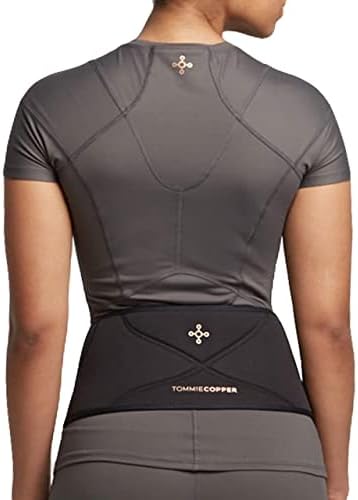 Tommie Copper Women’s Comfort Back Brace, Adjustable, Sweat Wicking, Breathable Back & Muscle Compression Support for Everyday