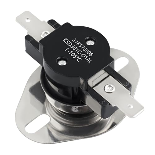 318578506 Thermostat fit for Frigidaire Kenmore Electrolux Oven high Limit Thermostat,Compatible with Frigidaire Range,Replaces AH3409411,1794219,318578501,EA3409411,AP4587847,PS3409411(1pack)