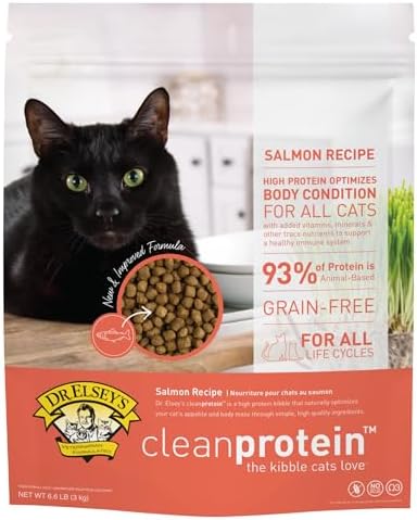 Dr. Elsey's Cleanprotein Salmon Formula Dry Cat Food, 6.6 Lb