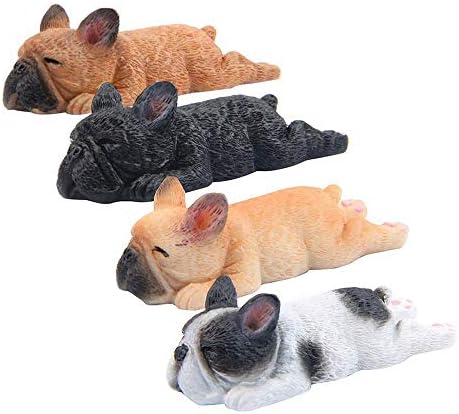 4Pack 3D Refrigerator Magnetic,Face Down Sleeping French Bulldog Fridge Magnets Sticker Office Magnet,Kitchen Gadget Toy Decor Fridge Ornament,for Whiteboard,Map,Notes,Gift for Christmas