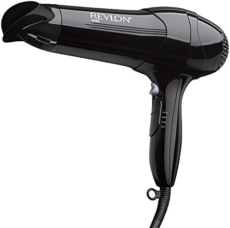 Revlon 1875 Watt Full-Size Turbo Dryer, Black