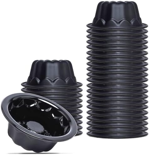 25-Pack Mini Cake Pans for Baking - 4 Inches Silicone Cake Pans for Flan Molds - Reusable Cake Mold for Pumpkin Cake, Jelly, Brownies