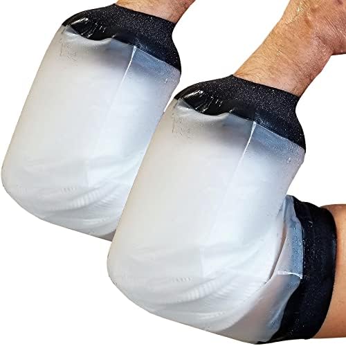 FIGHTECH PICC Line Shower Cover | Available in 3 Sizes | Reusable IV & PICC Line Sleeve | Waterproof Cast Cover for Elbow | picc Line Covers for Upper Arm (2 Pack, Weight: 120-150 pounds)