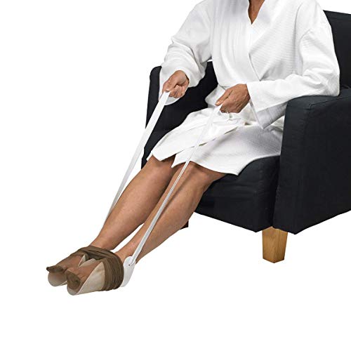 HOMECRAFT Dorking Tights Aid, Retail (Eligible for VAT relief in the UK), Put On Without Bending, Double Gutter Stocking Aid, Assistive Dressing Helper, Elderly, Disabled, Handicap, Surgery Recovery