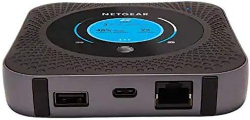 Netgear Nighthawk MR1100 4G LTE Mobile Hotspot Ethernet Router (AT&T GSM Unlocked)(Steel Gray) (Renewed) dual band