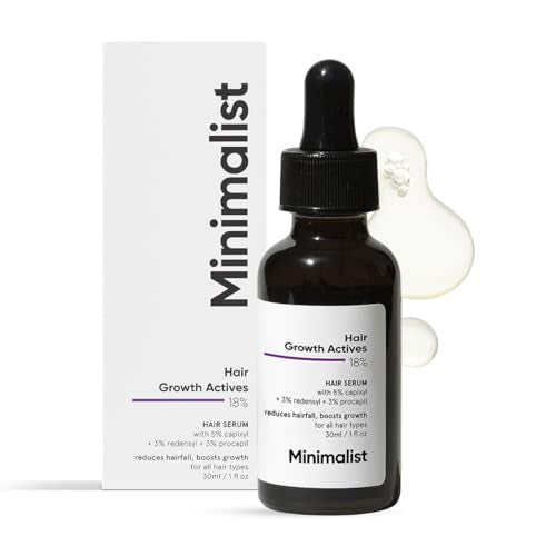 Minimalist Hair Density Serum 18% | With Procapil, Capixyl, Redensyl, Anagain & Baicapil For Hair Fall Control | Women & Men | 30 ml